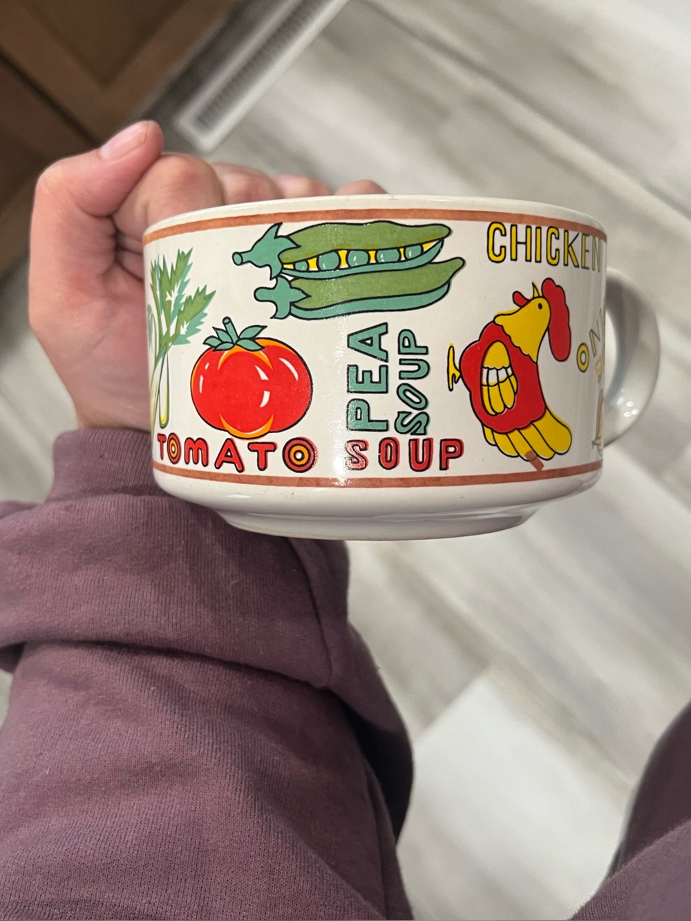 Vintage Pop Art Soup Bowl